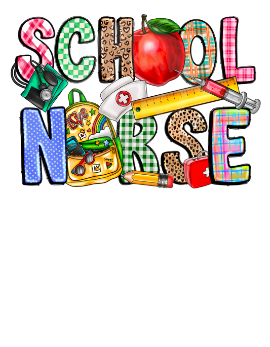 School Nurse - Colorful