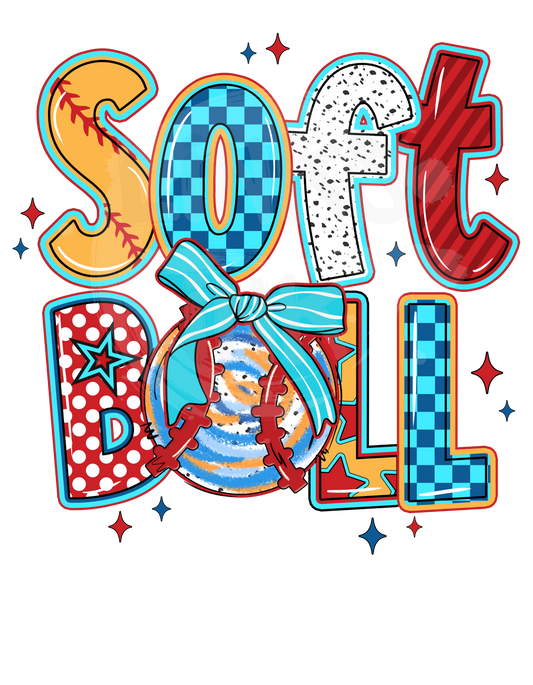 Colorful Fun Softball