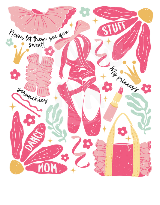 Distressed Dance Mom Coquette