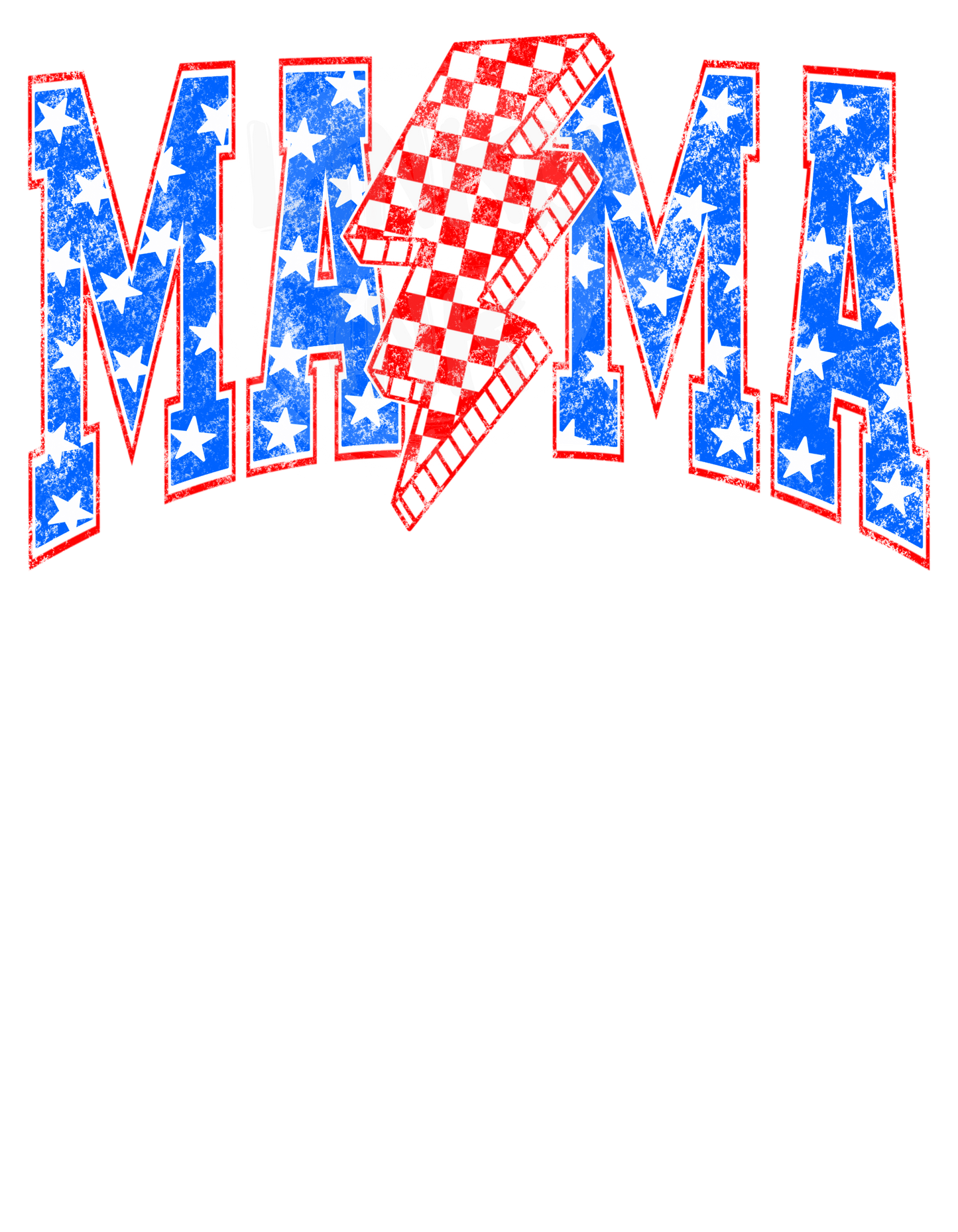 Distressed USA MAMA