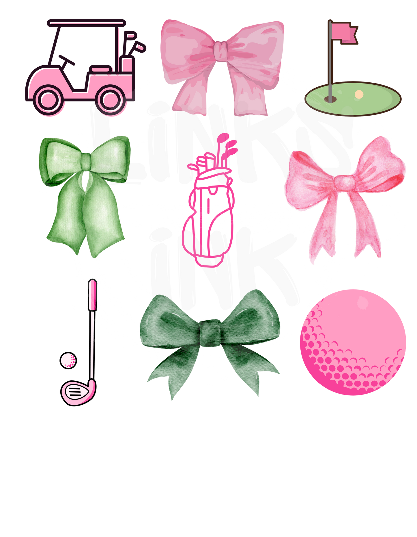 Pink Golf Coquette
